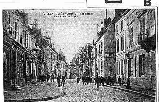 Ville de VILLENEUVESURYONNE Carte postale ancienne