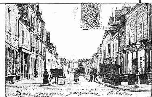 Ville de VILLENEUVESURYONNE Carte postale ancienne