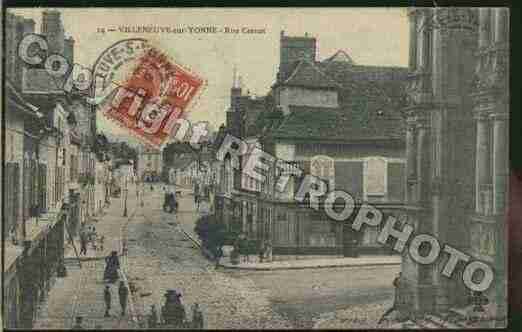 Ville de VILLENEUVESURYONNE Carte postale ancienne