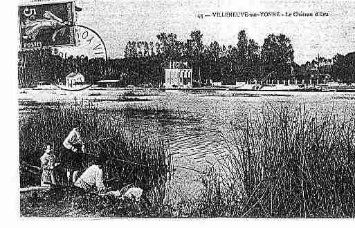 Ville de VILLENEUVESURYONNE Carte postale ancienne