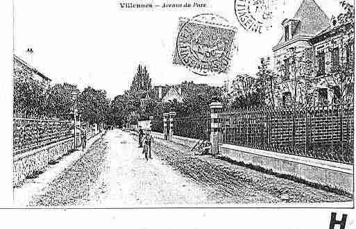 Ville de VILLENNESSURSEINE Carte postale ancienne