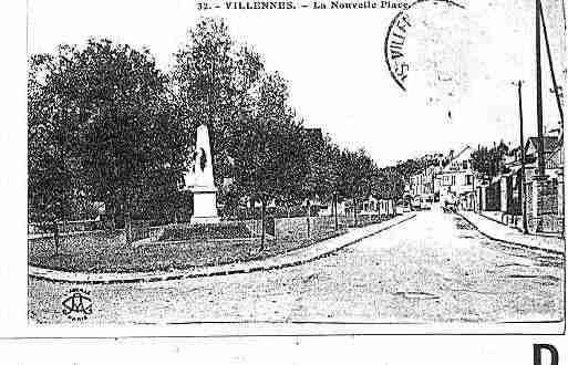 Ville de VILLENNESSURSEINE Carte postale ancienne