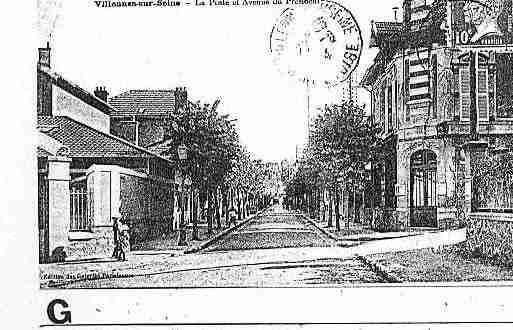 Ville de VILLENNESSURSEINE Carte postale ancienne