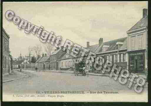 Ville de VILLERSBRETONNEUX Carte postale ancienne