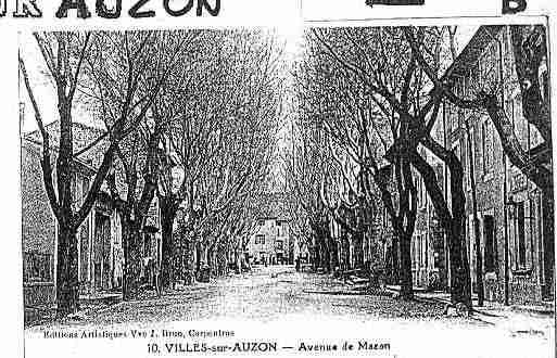 Ville de VILLESSURAUZON Carte postale ancienne