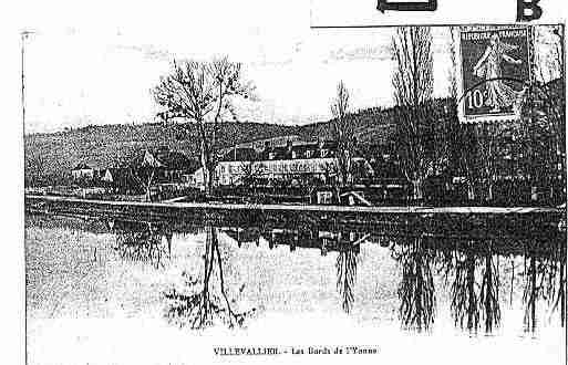 Ville de VILLEVALLIER Carte postale ancienne