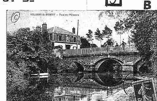 Ville de VILLIERSSAINTBENOIT Carte postale ancienne