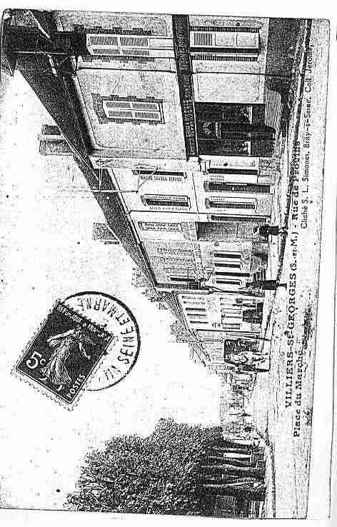 Ville de VILLIERSSTGEORGES Carte postale ancienne