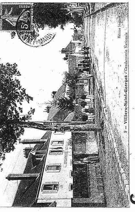 Ville de VILLIERSSTGEORGES Carte postale ancienne