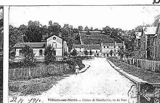 Ville de VILLIERSSURMORIN Carte postale ancienne