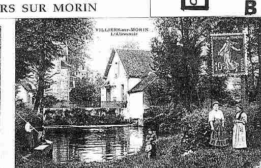 Ville de VILLIERSSURMORIN Carte postale ancienne