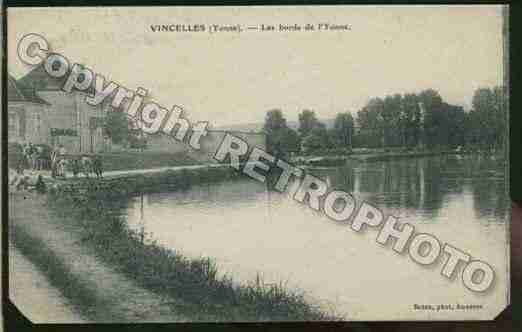 Ville de VINCELLES Carte postale ancienne