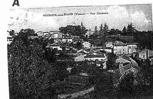 Ville de VOUNEUILSOUSBIARD Carte postale ancienne