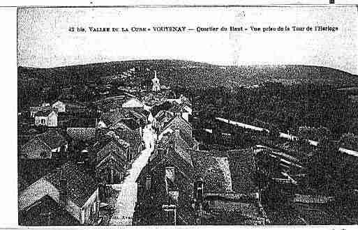 Ville de VOUTENAYSURCURE Carte postale ancienne