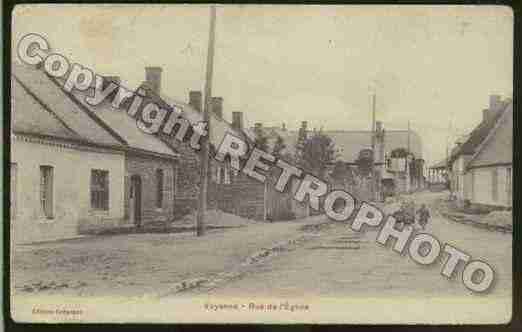 Ville de VOYENNES Carte postale ancienne