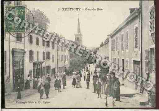 Ville de XERTIGNY Carte postale ancienne