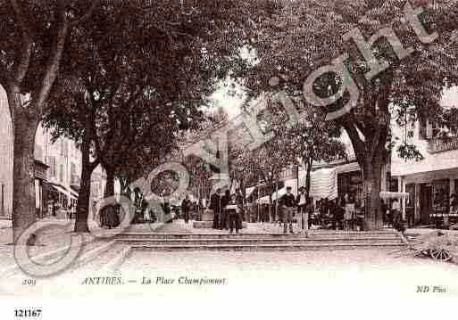 Ville de ANTIBESJUANLESPINS, carte postale ancienne