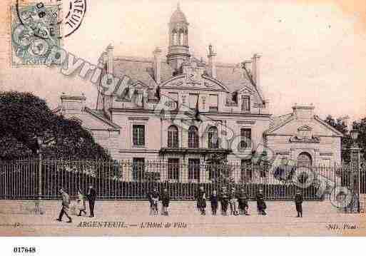 Ville de ARGENTEUIL, carte postale ancienne