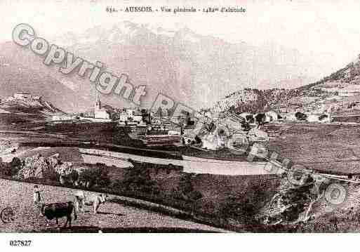 Ville de AUSSOIS, carte postale ancienne