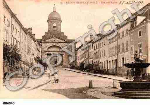 Ville de BADONVILLER, carte postale ancienne