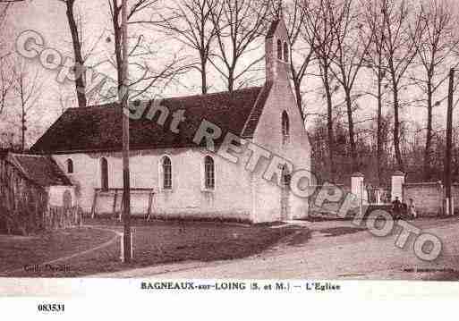 Ville de BAGNEAUXSURLOING, carte postale ancienne