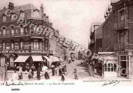 Ville de BERCK, carte postale ancienne