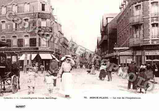 Ville de BERCK, carte postale ancienne