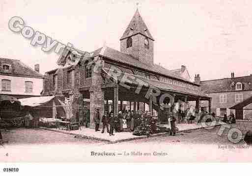 Ville de BRACIEUX, carte postale ancienne