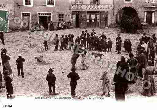 Ville de CHATEAUNEUFDERANDON, carte postale ancienne