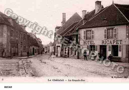 Ville de CHATELET(LE), carte postale ancienne