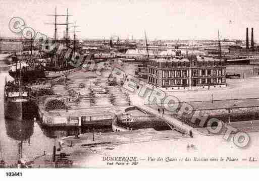 Ville de DUNKERQUE, carte postale ancienne