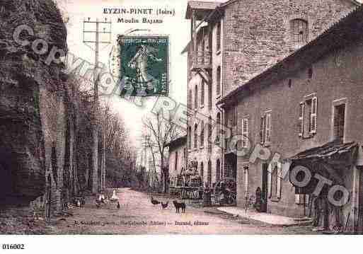 Ville de EYZINPINET, carte postale ancienne