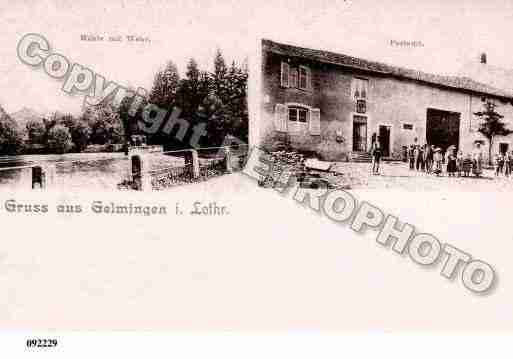 Ville de GOMELANGE, carte postale ancienne