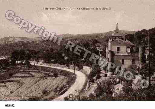 Ville de ILLESURTET, carte postale ancienne