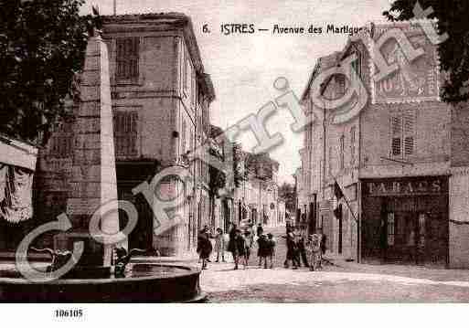 Ville de ISTRES, carte postale ancienne