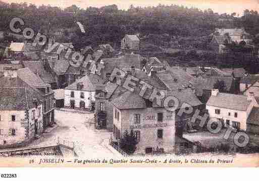 Ville de JOSSELIN, carte postale ancienne