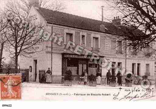 Ville de MENNECY, carte postale ancienne