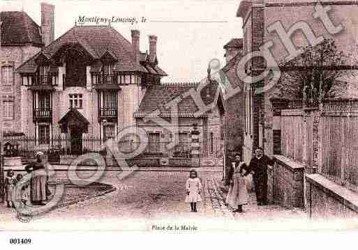 Ville de MONTIGNYLENCOUP, carte postale ancienne