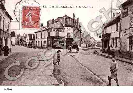 Ville de MUREAUX(LES), carte postale ancienne