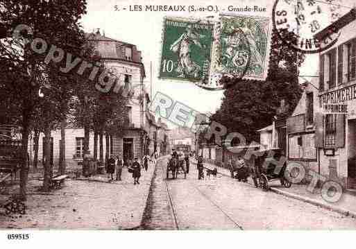 Ville de MUREAUX(LES), carte postale ancienne