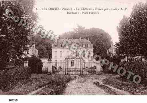 Ville de ORMES(LES), carte postale ancienne