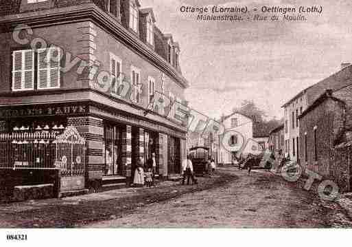 Ville de OTTANGE, carte postale ancienne