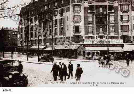 Ville de PARIS18, carte postale ancienne