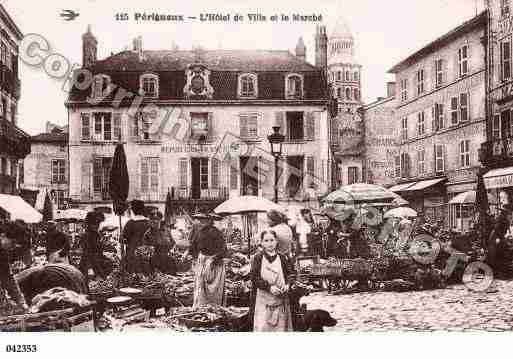 Ville de PERIGUEUX, carte postale ancienne