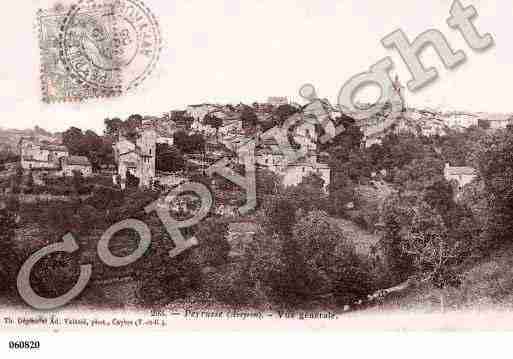 Ville de PEYRUSSELEROC, carte postale ancienne