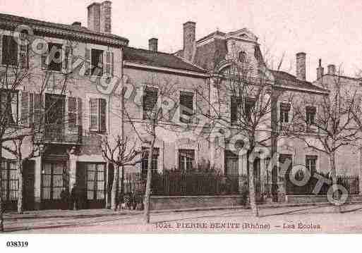 Ville de PIERREBENITE, carte postale ancienne