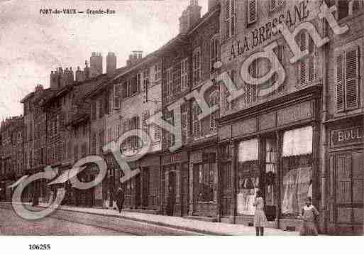 Ville de PONTDEVAUX, carte postale ancienne