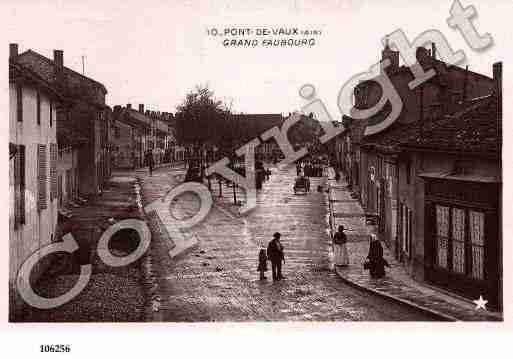 Ville de PONTDEVAUX, carte postale ancienne