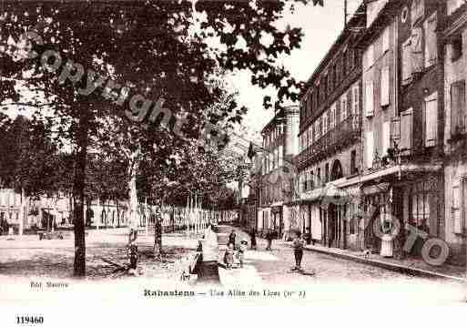 Ville de RABASTENS, carte postale ancienne