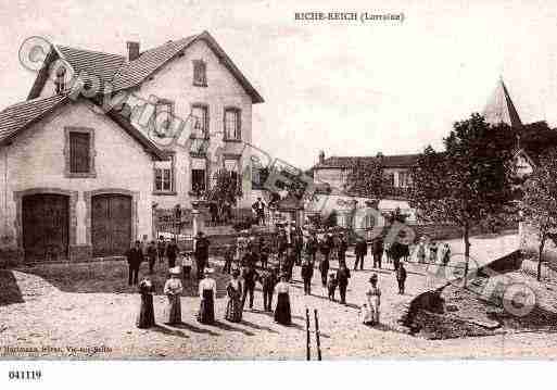 Ville de RICHE, carte postale ancienne